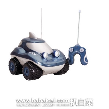 Kid Galaxy 水陆两栖 遥控车 鲨鱼款 原价,现历史新低.88,直邮无税,到手¥118,国内¥250左右