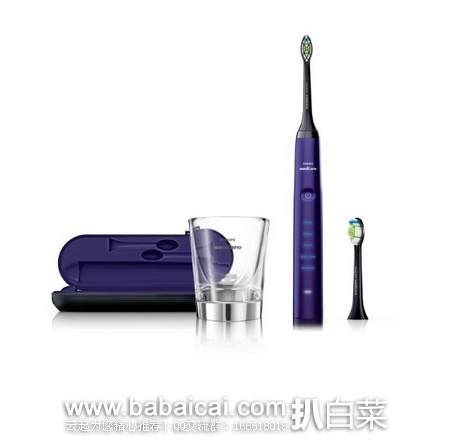 Philips 飞利浦旗舰 HX9352/04 钻石亮白型声波 Amethyst 电动牙刷 原价$219.99，现$174.95-15=历史新低$159.95，到手￥1155