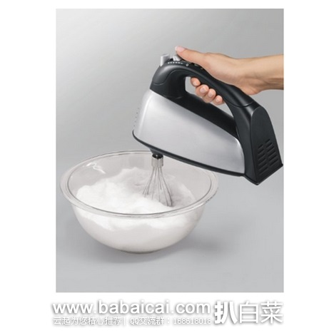 Hamilton Beach 汉美驰 64650 经典六速不锈钢立式电动搅拌机打蛋器 原价,现历史低价.81,直邮无税,到手¥294