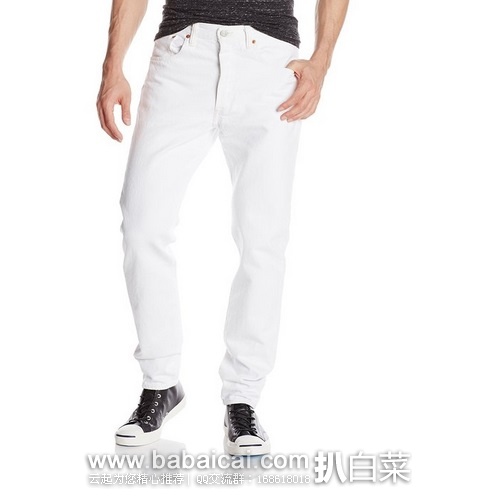 Levi's 李维斯 男士501 牛仔裤 原价,现深色.49,公码8折.19,白色.99,公码8折.39