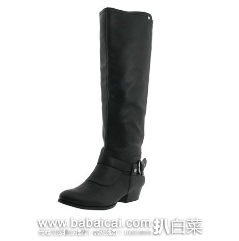 Nine West 玖熙 Cyri Knee-High Boot 及膝靴 原价$130，现$11.99，直邮无税，运费$19.99