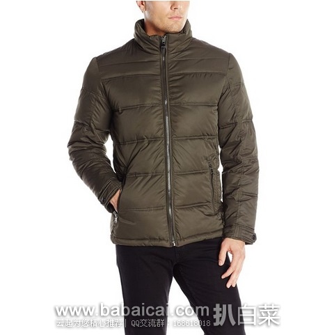 Perry Ellis Poly 男款保暖带帽棉服 原价0,现.99,公码8折历史新低.59,到手约¥430