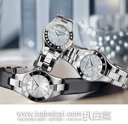 Jomashop：Baume and Mercier 名仕 Linea 灵霓系列 女士 石英腕表 MOA10070 （原价00，现特价9），优惠码折后实付9