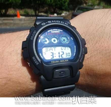 Casio 卡西欧 GW6900-1 三眼式 经典款6局太阳能电波表 原价0,现售价.3,新低