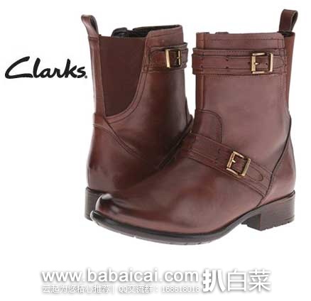 Clarks 其乐 Mullin Spice 女款高筒靴  （原价$170，现4.4折售价$75.76起） ，公码8折后实付$61