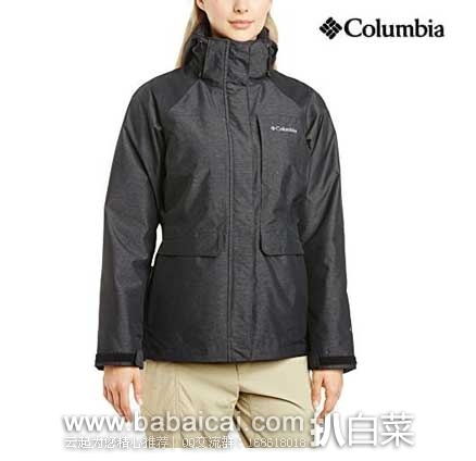 Columbia 哥伦比亚 Portland Explorer 女款三合一冲锋衣   原价$200，现3.7折售价$75.36