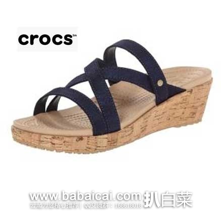 Crocs 卡骆驰 A-Leigh Shimmer 女款凉鞋 原价.99,现售价.5起