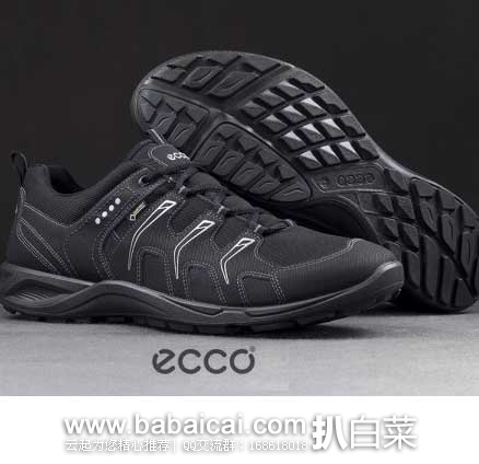 英国亚马逊：ECCO 爱步 Terracruise Gore-Tex 男士 带GTX防水 户外多功能休闲鞋 （原价£120，现售价£54.53），直邮退税后实付£45.44