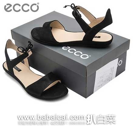ECCO 爱步 Tabora 女款 真皮平底凉鞋 原价9.95,现2.9折售价.99