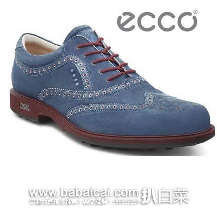6PM：ECCO  爱步 男士 巴洛克风格高尔夫鞋  原价$200，现4.9折售价$99.99
