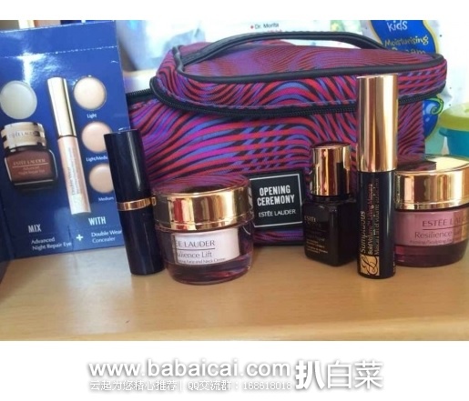 Estee Lauder雅诗兰黛官网：任意订单满$50免费送6件豪华小样，叠加$100-30优惠券