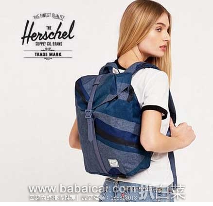 Herschel Supply Co. Post Backpack 中性双肩背包 （原价$64.98，现 售价$36.48），公码8折后实付$29.18