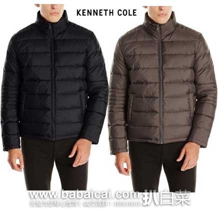 Kenneth Cole 凯尼斯柯尔 Puffer 男士羽绒服(原价0,现秒杀价.99),公码8折后实付.09