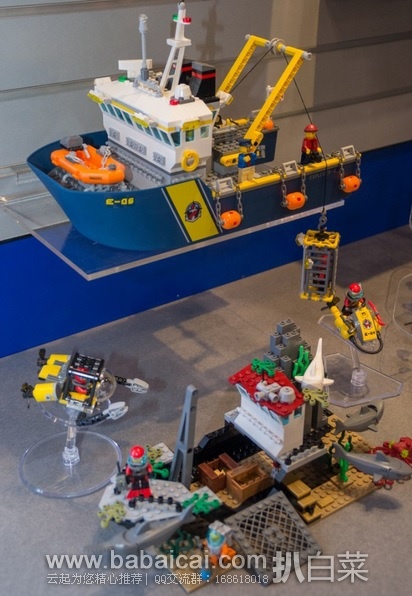 英国亚马逊：LEGO 乐高 60095 城市组 深海勘探船 原价£80，现£59.99，直邮自动退税实付£50.02，直邮无税