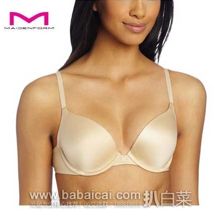 Maidenform 媚登峰 Custom Lift Tailored Satin光面无痕女士Bra 原价$33，现3.8折售价$12.74