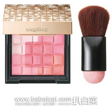 日本亚马逊：资生堂 MAQuillAGE 心机美人 立体5色腮红 现售价3590日元（约￥189）