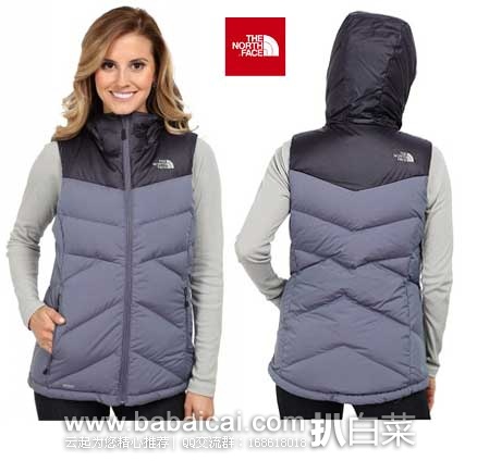 6PM：The North Face 乐斯菲斯 Kailash Hooded Vest 女式连帽鹅绒马甲 （原价$170，现4折售价$68 ），公码85折后实付$57.8