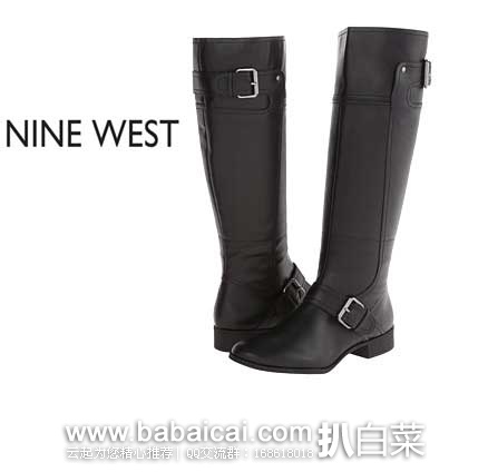 6PM：Nine West 玖熙 Vermillion 3 女士 高筒骑士靴 （原价$129，现特价$47.99），公码85折后实付$40.79