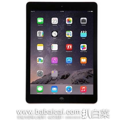 Ebay：Apple iPad Air 16G WiFi 平板电脑  现特价$319.99，优惠码折后实付$309.99
