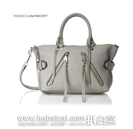 Rebecca Minkoff 瑞贝卡明可弗 女款 真皮经典打孔单肩手提包 (原价5,现0.96),公码8折后实付0.77