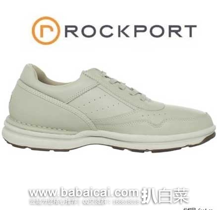 Rockport 乐步 男子皮面休闲健步鞋 （原价$80，现售价$34.07），公码8折后实付$27.26