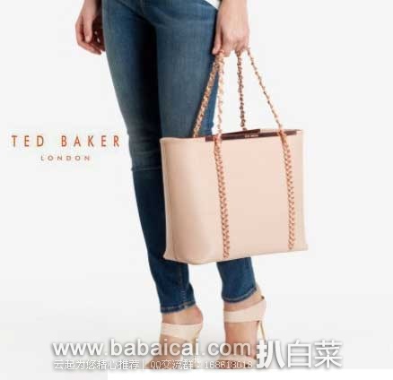 Ted Baker 泰德贝克 女士真皮手提包 (原价高达0,现3.2折售价.24),公码8折后实付.39,新低