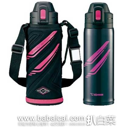 日本亚马逊：Zojirushi 象印不锈钢保温冷 两用直饮水壶 SD-EA08-PA 820ml  现特价1584日元（约84元，不含运费）