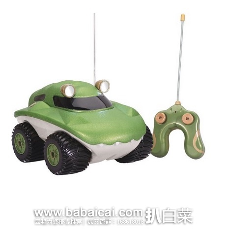 Kid Galaxy 水陆两栖 遥控车 鳄鱼款 原价$40,现$13.99,直邮无税,到手¥148,国内¥250左右