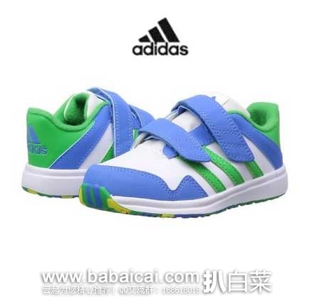 日本亚马逊：Adidas 阿迪达斯 时尚魔术贴 儿童鞋  现特价2484日元起（约￥133，不含税）