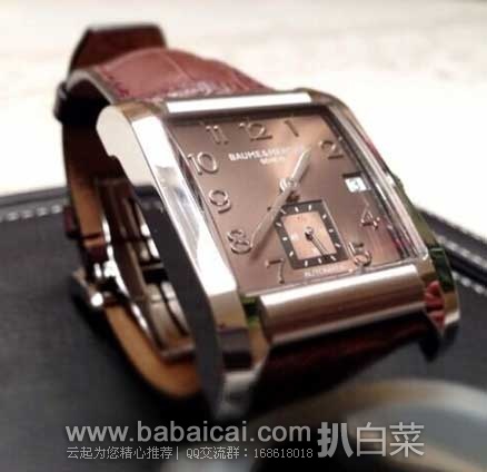Jomashop:Baume & Mercier 瑞士名仕 Hampton汉伯顿系列 MOA10028 男士自动机械腕表 现特价9