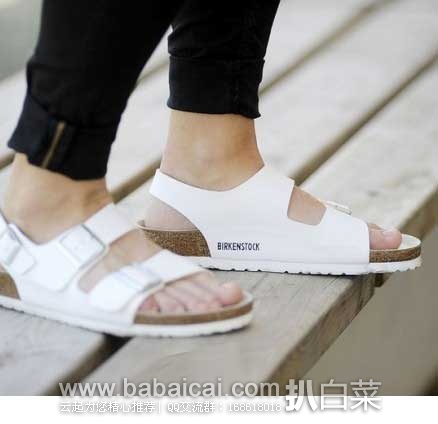 英国亚马逊:Birkenstock 德国勃肯 经典款软木鞋底中性凉鞋(原价£54.95,现售价£24.99),直邮退税后实付£20.83