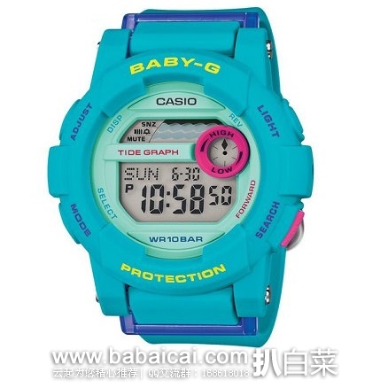 日本亚马逊：Casio 卡西欧 BGD-180FB-2JF 时尚高级多功能石英表女表 原价12960日元，现8160日元（￥474），还返370个日亚积分