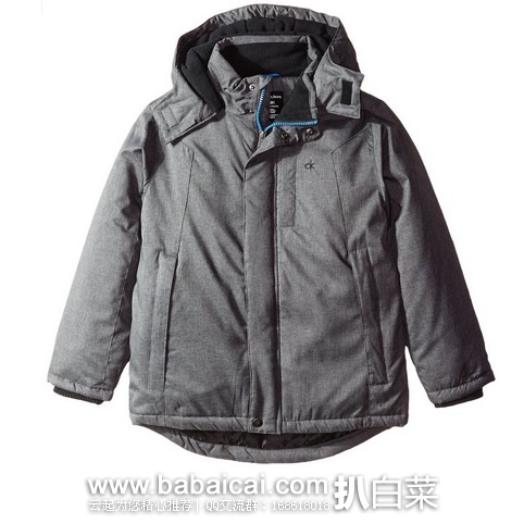 Calvin Klein 男童棉服外套原价$125,现$35.25,直邮无税,运费仅$3.98,到手约¥251