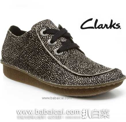 英国亚马逊：Clarks 其乐 女士绒皮经典袋鼠鞋（原价£60，现售价£30），直邮退税后售价£25