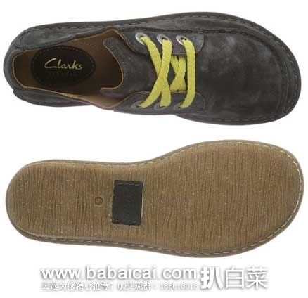 英国亚马逊:Clarks 其乐 Funny Dream Low 女士 系带款绒皮休闲鞋 (原价£60,现售价£30),直邮退税后售价£25