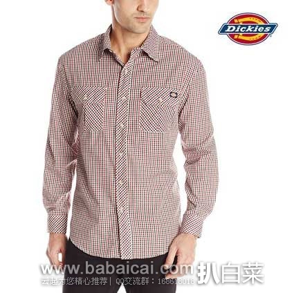 Dickies 帝克 Plaid Shirt 男士长袖格子衬衫 原价,现2折售价.12