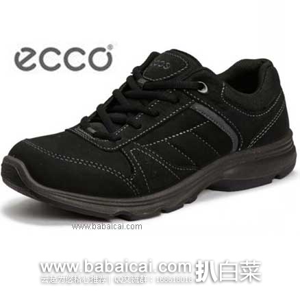 英国亚马逊：ECCO 爱步 轻巧IV系列 女士 磨砂皮户外运动鞋 现售价£45.64，直邮中国退税后售价£38.03