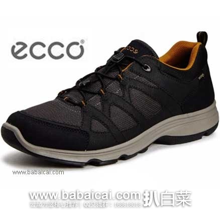 英国亚马逊：ECCO 爱步 IV系列 男士GTX防水户外运动鞋  （原价£150，现5折售价£62.29），退税后实付£51.91