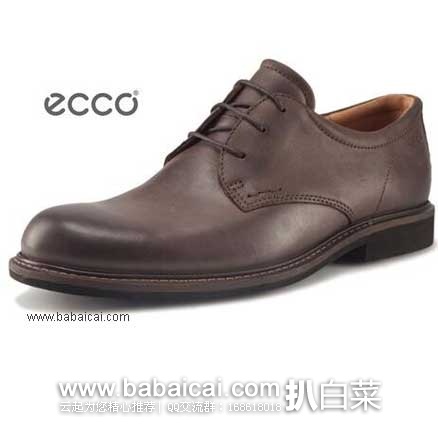 英国亚马逊：ECCO 爱步  男士 三眼系带 正装牛津鞋 （原价£130，现特价£58.5），直邮退税实付£43.46