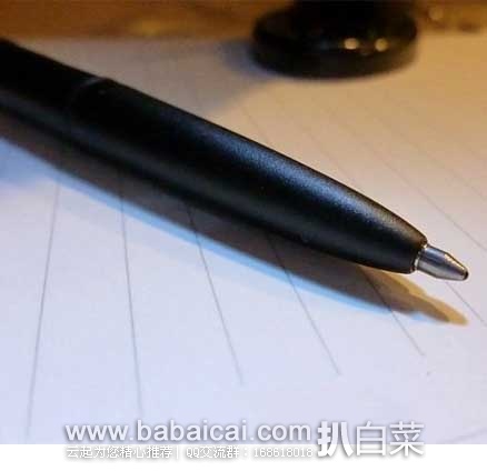 Fisher 飞梭  400B Space Bullet Space Pen 太空笔 磨砂黑 原价$22，现售价$12.59