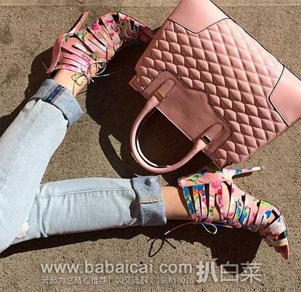 GILT:Rebecca Minkoff Amorous Quilted 女士 真皮菱格 斜挎手提包 现特价9