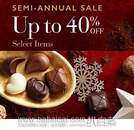 Godiva歌帝梵官网：精选巧克力礼盒促销6折 ，订单满$49免美国境内运费！