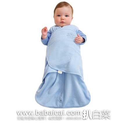 HALO 赫拉 Newborn 宝宝 2合1安全睡袋 (蓝色)  原价$25.99，现售价$15.33