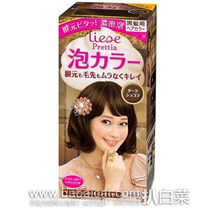 日本亚马逊：KAO  花王 Prettia 天然泡泡植物染发剂  现热销价564日元起（约￥30，不含运费）