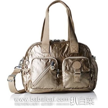 西班牙亚马逊:KIPLING 吉普林 Defea 经典斜跨手提包 原价€90,现€41.14,直邮退税实付历史新低€34,直邮到手¥315,国内¥1050