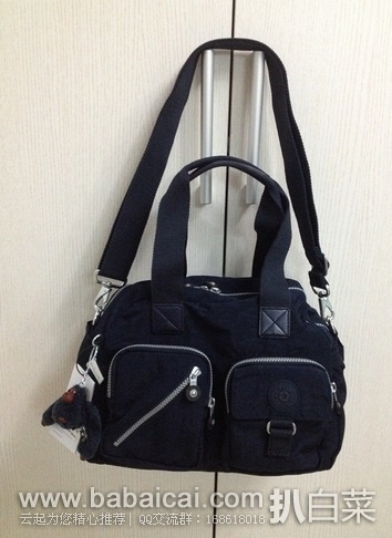 西班牙亚马逊:KIPLING 吉普林 Defea 经典斜跨手提包 原价€90,现€41.14,直邮退税实付历史新低€34,直邮到手¥315,国内¥1050