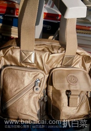 西班牙亚马逊:KIPLING 吉普林 Defea 经典斜跨手提包 原价€90,现€41.14,直邮退税实付历史新低€34,直邮到手¥315,国内¥1050