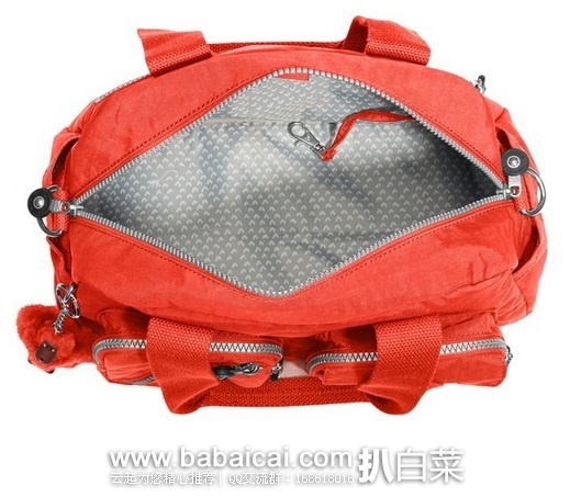 Kipling 凯普林 Defea 经典标志款女士 手拎/斜跨包 原价,现特价.99 ,到手¥385,国内¥1050