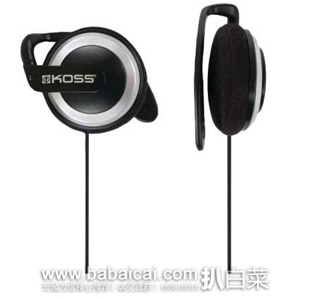 KOSS 高斯 KSC21  SportClip Clip-On Headphones  运动挂耳式耳机 现售价$6.49