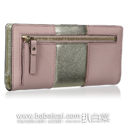 Kate Spade 凯特丝蓓 2015年新款 女士真皮钱包 原价0,现.99,公码7折新低.49,直邮无税,运费仅jpg.89